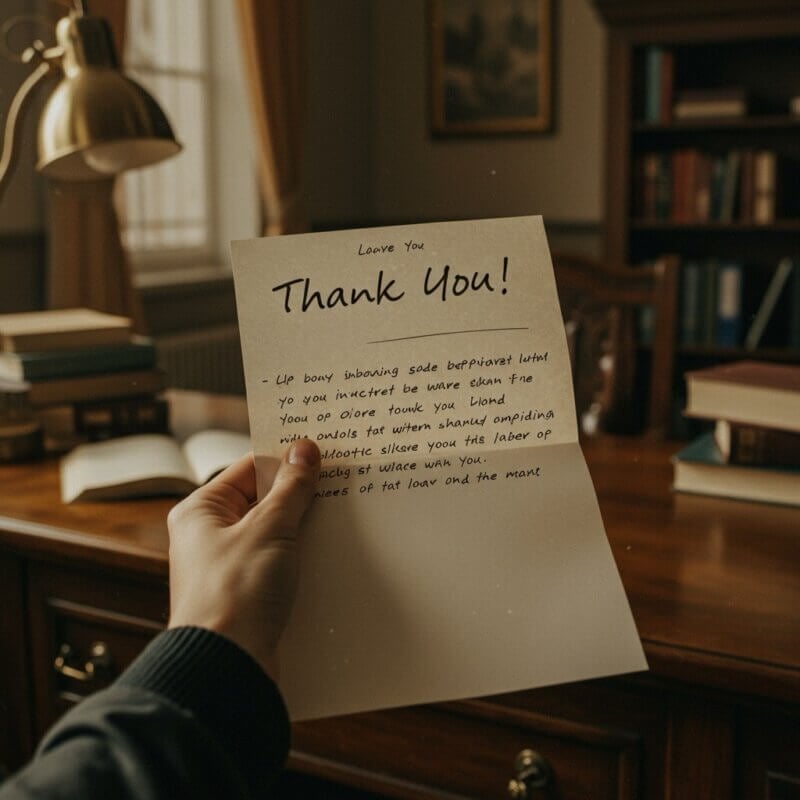 Student expressing gratitude to a teacher on Teacher Appreciation Day